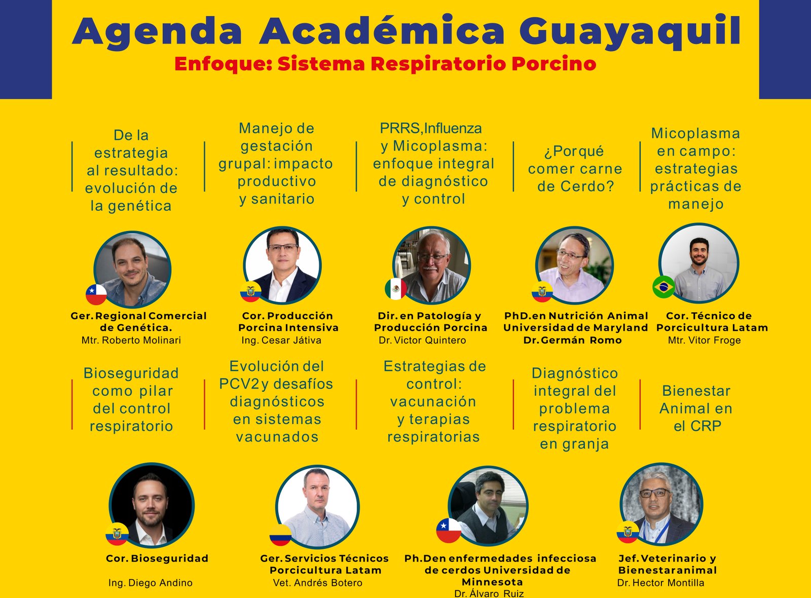 Agenda Académica Porci Ecuador 2026
